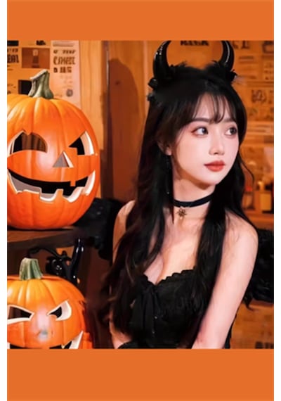 Halloween Şeytan Kulağı Başlık Kostüm, Parti, Maskeli Balo Ve Cosplay İçin Cadılar Bayramı Aksesua