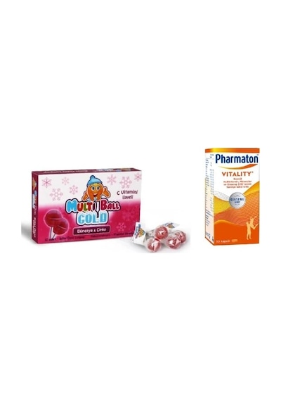 Multi Ball Cold Lolipop Ekinezya Çinko 12 Adet+pharmaton