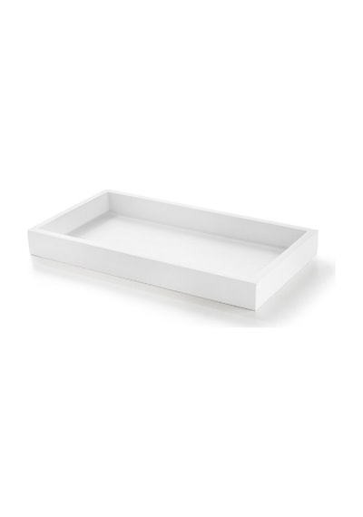 Bemood White Tepsi, Tezgah Üstü, 27.5xh3x15cm - Beyaz