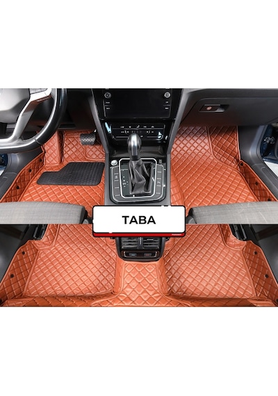 Honda Cıvıc Fd6 2007-2011 Taba Renk 8d Diamond Premium Havuzlu Deri Oto Paspas