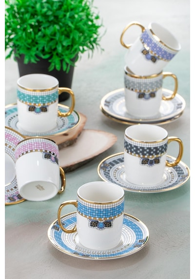 Acar Meira 6 Kişilik Kahve Fincanı Takımı - 90 Ml