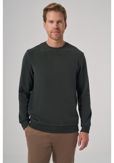 Morven Erkek Haki Trend Bisiklet Yaka Sweatshirt 26ks063003710 Haki