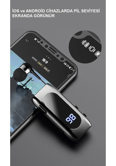 Dunspin DS-F210 Led Ekranlı Makaralı Bluetooth Kulaklık