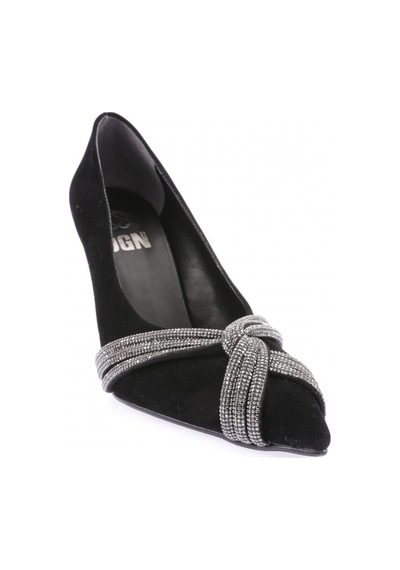 Dgn Ysf-06-23y Kadin Silver Taşli Burgu Bantli Abiye Ayakkabi YSF-06-1563-R1700