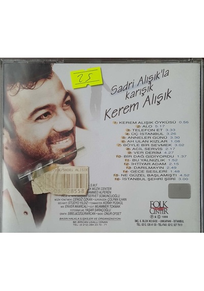 Plak Değildir Cd Dir Cd Kerem Alışık Sadri Alışık'la Karışık Cd