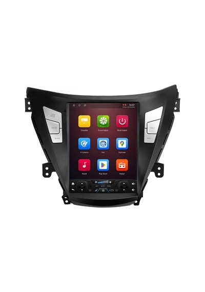 Hyundai Elantra 2011-2013 Tesla Android Multimedya Carplay Android Auto Navigasyon 4gb Ram 64gb 9.7''