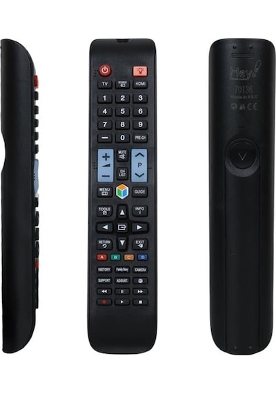 Hey Küçük Kalıp Rm-d1078+1 Samsung Uyumlu  Source Tuşlu Lcd Led Tv Kumanda