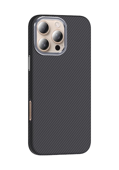 Apple Uyumlu iPhone 16 Pro Max Kılıf M-safe Şarj Özellikli Karbon Fiber Görünümlü Zore Gros Kapak