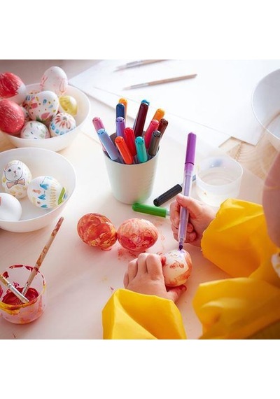 Çocuk Aktivite-Boyama Önlüğü Ikea Sarı Renk Meridyendukkan 60 Cm