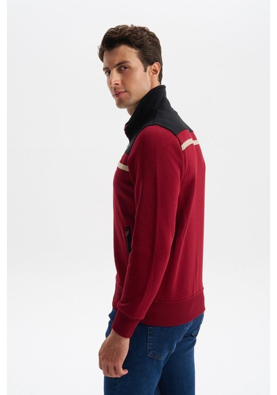 AR-MA Arma Erkek Slim Fit Örme Basic 3 İplik Şardonlu Dik Yaka Tam Fermuar Mont %70 Pamuk %30 Polyester K4myo9378 Bordo AR-MA Arma Erkek Slim Fit Örme Basic 3 İplik Şardonlu Dik Yaka Tam Fermuar Mont %70 Pamuk %30 Polyester K4myo9378 Bordo