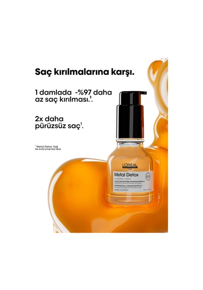 Paris Serie Expert Metal Detox Konsantre Saç Bakım Yağı 50ml