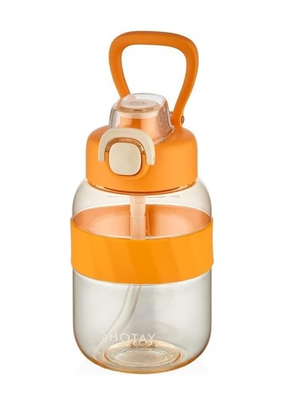 Shotay Pipetli Trıtan Matara Turuncu 700 Ml.