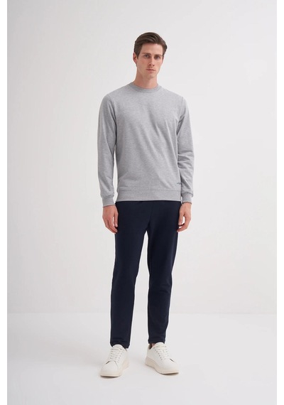 Cazador 5191 Erkek 2 İpl. Sweatshirt Gri Melanj