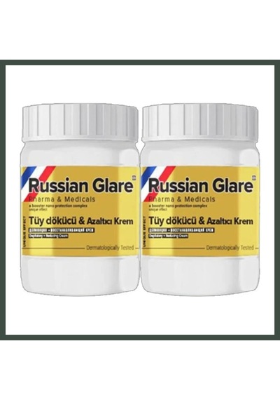 Bezos Russ Glare Tüylere Krem Nano 2 Adet X 50 Ml Russ Merhemi Nhr
