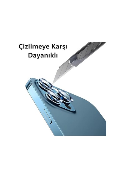 Görüntü Kalitesi Bozmayan Kamera Lens Koruyucu Safir Sapphire Siyah, S25 Diğer