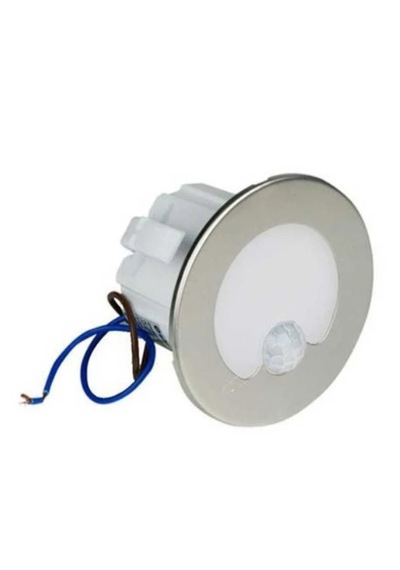 Noas 1,5w Sensörlü Koridor Aydınlatma Armatürü Satin Kasa 6500k B Beyaz