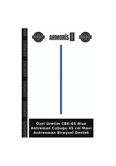 Özel Üretim Cbk-65 Blue Antreman Çubuğu 65 Cm Mavi Antrenman Bireysel Destek