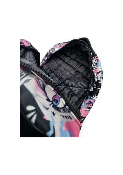 Okul Sırt Çantası Art Black 3 Bölmeli Ortopedik A4 Matara Cepli 42x30x15cm Çok Renkli