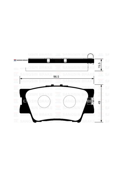 Arka Fren Balata Toyota Rav4 2.0l 1az-fe Aca30 Aca31 06-12 / 2.0l 1ad-ftv D4-d Ala40 12- 0446606070/ 0446606090