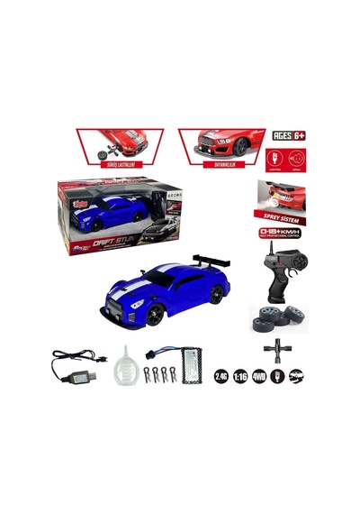 Vardem Oyuncak Hb-sc16a02 Kumandalı 4x4 Drift Araba Işıklı Ve Buharlı Nsn