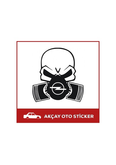 Opel Kuru Kafa Sticker Opel Sticker Kurukafa Sticker Oto Sticker