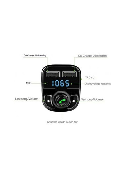Byrkrg Bluetooth Fm Transmitter Car X8 Byrnew