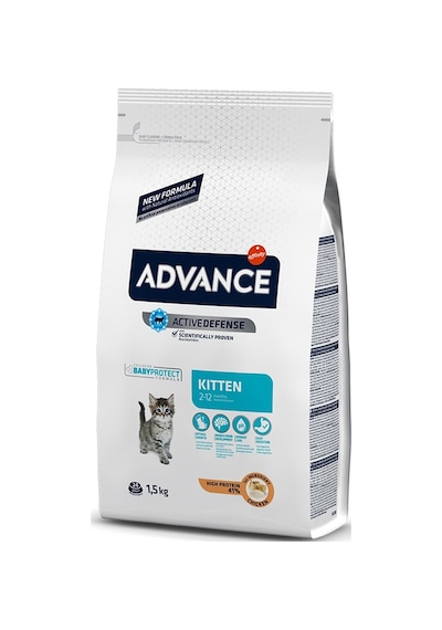 Advance Kitten Tavuklu ve Pirinçli Yavru Kedi Maması 1500 G
