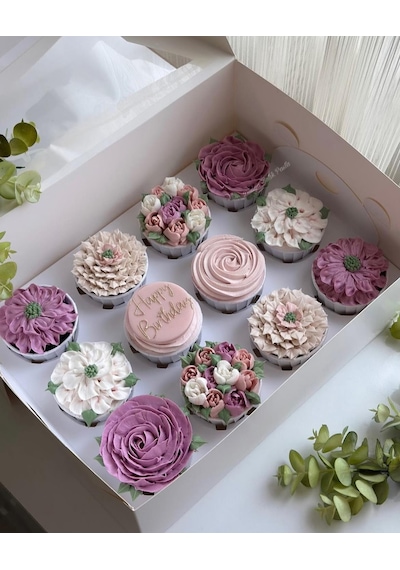 12 Li Cupcake Kutusu 31x24x10