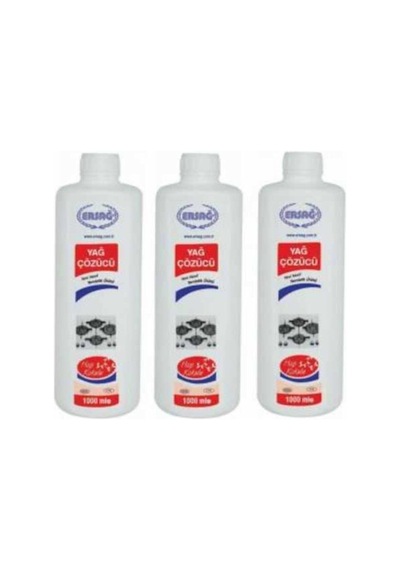 Ersağ Yağ Çözücü 1000Ml 3 Adet