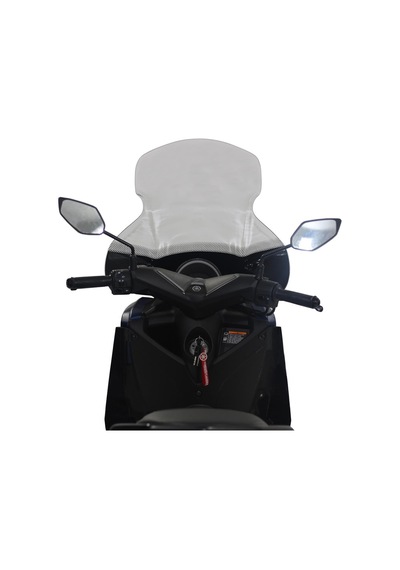 GP Kompozit Yamaha NMAX 125 / 155 2015-2020 Uyumlu Baskılı Elcikli Ön Cam Füme 74 cm