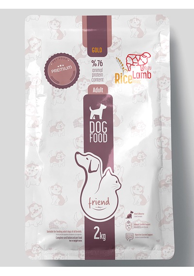 Friend Pet Gold Kuzulu Yetişkin Köpek Maması 2 KG