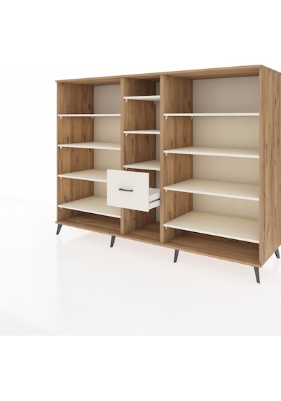 Kronos Dolap 11 Raflı 3 Çekmeceli 220x59x163 Çam-aytaşı Çam-aytaşı Kronos Dolap 11 Raflı 3 Çekmeceli 220x59x163 Çam-aytaşı Çam-aytaşı