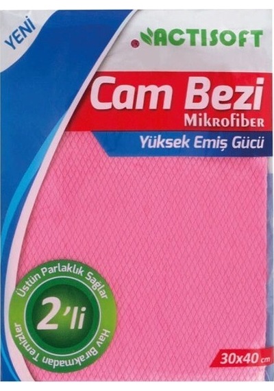 Mikrofiber Cam Bezi 2'li Karışık