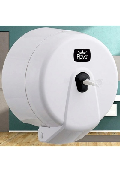 Rova Mini Point İçten Çekmeli Wc Kağıdı Dispenseri Beyaz