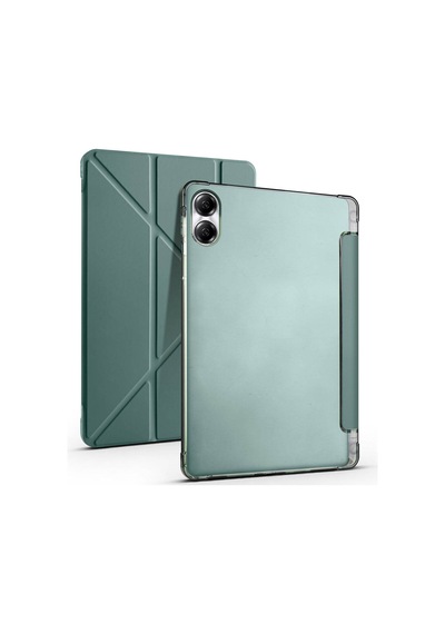 Ardemix Huawei Honor Pad X8 Pro 11.5' Kılıf Tri Folding Kalem Bölmeli Standlı Kılıf Lacivert