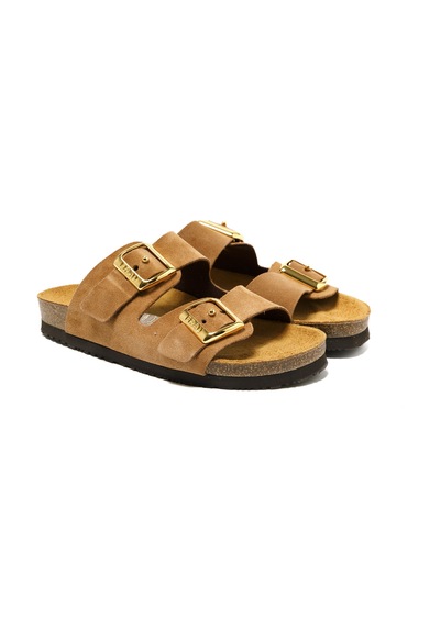 Terlik Kadın 17d8 Frau Velour-s Terra Brown Terra