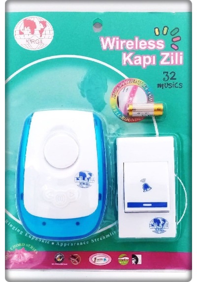 Kırgıl Kablosuz Wireless Kapı Zili 32 Melodili
