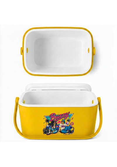 20 Lt Buzzy Retro Buzluk Termos 1179 Cooler Box -394 Sarı