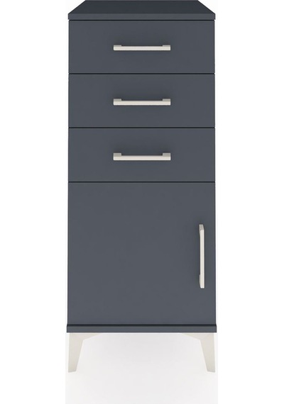 Hyperion Komodin Tek Raflı 3 Çekmeceli Tek Kapaklı 44x44x106 Antrasit-antrasit Antrasit Hyperion Komodin Tek Raflı 3 Çekmeceli Tek Kapaklı 44x44x106 Antrasit-antrasit Antrasit