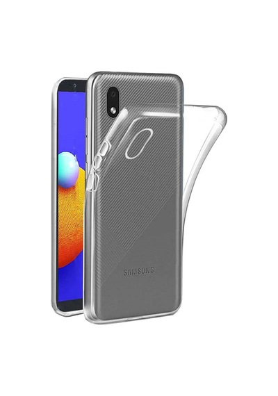 Samsung Galaxy  Uyumlu - A01 Core Kılıf Lüx Şeffaf Silikon
