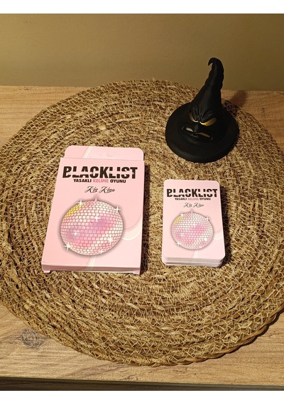Blacklist Yasaklı Kelime Oyunu Kız Kıza Kese Hediyeli 50 Kart Eğlenceli Grup & Parti Oyunu