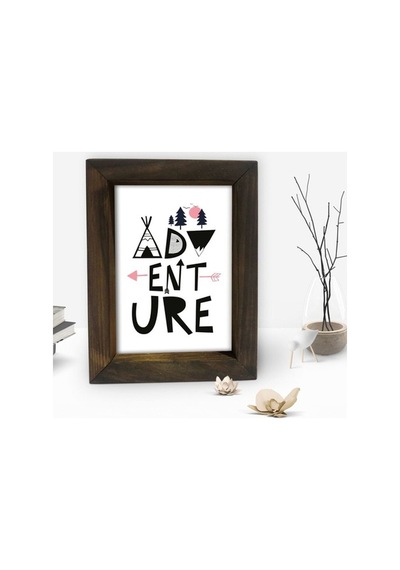 Bk Gift Dekoratif Doğal Masif Ahşap Çerçeve 15X20Cm-35