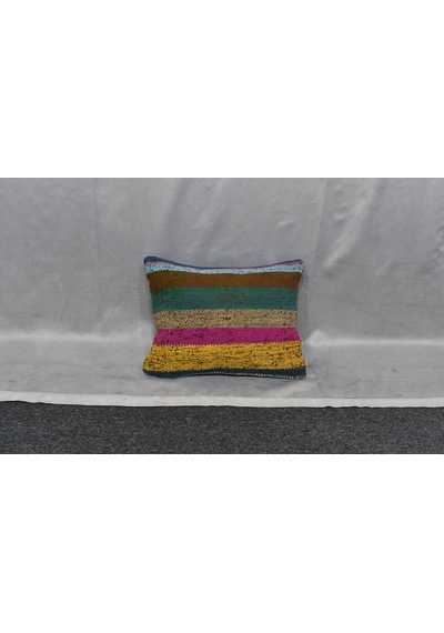 Zehra Abla Halı Yeni El Dokuma Dekoratif Kilim Kırlent Yastık Kılıfı 6231