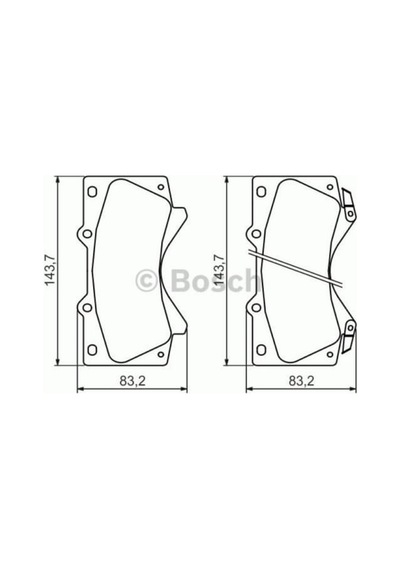 BOSCH 986494449 Ön Balata Toyota Uyumlu Land Cruiser V8J15-J2008-
