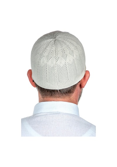 Safir Ince Örme Dantel Namaz Takkesi Taş 1 Adet