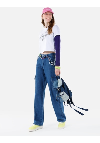 Colins Denım Kadın Pantolon Cl1067514 Q1.v1 Dn00531 Mavi