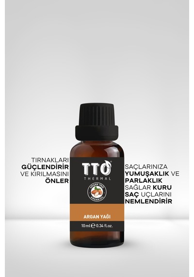 Tto Thermal Argan Yağı 10 Ml – Saç & Cilt Besleyici Doğal Bakım Yağı