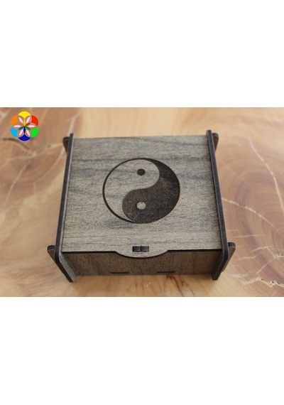 Değerli Taş, Pandül & Takı Saklama Kutusu Orta Boy Yin Yang