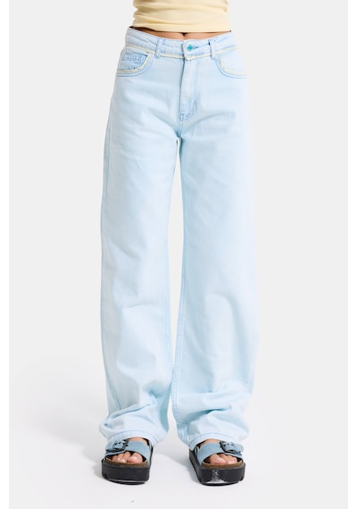 Itsbasic Kadın Bebe Mavi 3s6-103 Loose Fit Özel Yıkama Tasarım Denim Jean Itsbasic Kadın Bebe Mavi 3s6-103 Loose Fit Özel Yıkama Tasarım Denim Jean