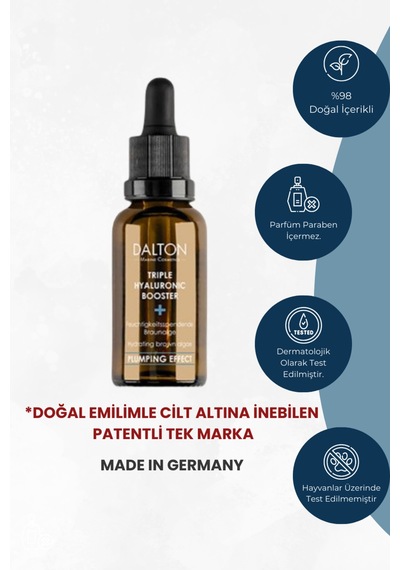 Tüm Cilt Tipleri İçin Yoğun Nemlendirici Triple Hyaluronik Asit Serum - 579300896